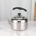 Large Capacity Stainless Steel 201 Thick Whistle Rust-proof Gas & Induction Compatible Cold Hot Water Kettle Tea Drinking Kettle