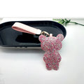 Hot Sell Designer Luxury Car Key Chain MK Mouse Heart Bear Animal Leather Rhinestone Keychain