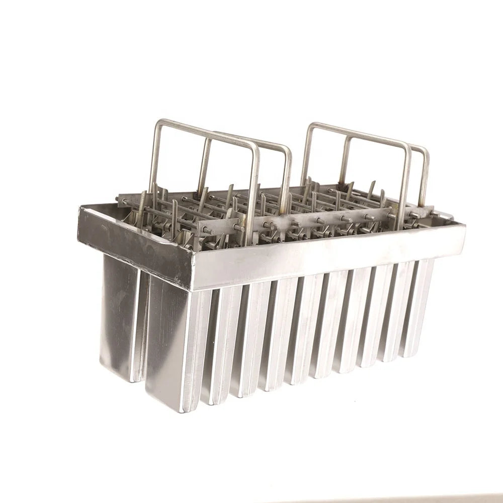 Wholesale 20Pcs Stainless Steel Popsicle Molds Commercial Ice Pop Molds Ice Cream Maker Mold with Stick Holder