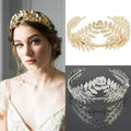 Fashion Women Headband Goddess Leaf Flower Hair Crown Head Band Wedding Bridal Accessories