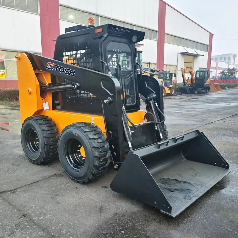 TOSH Skid Steer Brush Cutter with a Variety of Accessories