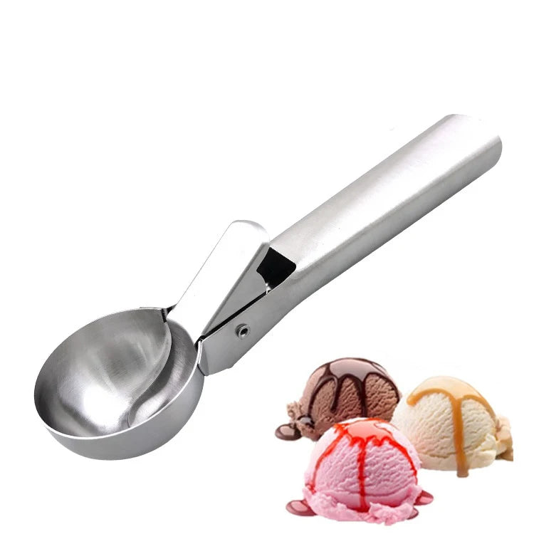 Stainless Steel Ice Cream Scoop With Comfortable Handle
