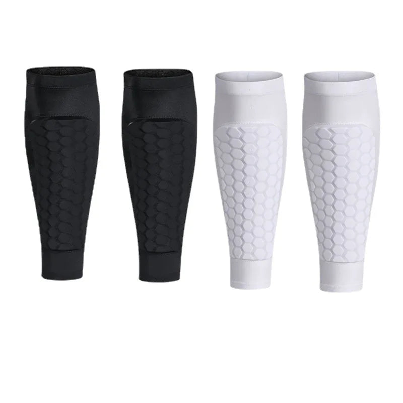 Polyester Soccer Football Hockey Shin Brace Leg Protector Compression Calf Support Sleeves for Protection