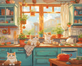 Chenistory  Diy Hobby Diamond Painting Kitchen House Cross Stitch Embroidery Landscape Wall Decor Diy Gift