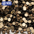 VDD 008 Smoked Topaz High Quality Glass Rhinestones Crystal Glod Back Flatback Strass Stones Nail Art DIY Crafts Decorations