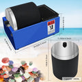 Auble Rock Tumbler Machine-Single Drum Jewelry Polisher (Single Barrel) Mini Ring Polishing Machine Model 0245