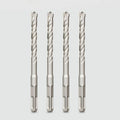 10mm Carbide SDS Plus Hammer Drill Bit 4-Cutter 150mm Professional Masonry Tool for Concrete Stone and Hardened Metal Drilling