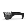 China Supplier Factory Direct Sale Free Sample New Model 3 Stages Non slip Rubber Handle Knife Sharpener
