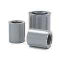 PVC Double Inner Thread Double Inner Thread Inner Thread Joint Direct Plastic Water Pipe Straight Through