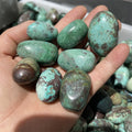 Wholesale Natural Crystal Gravel Turquoise Tumbled Stones for Decoration