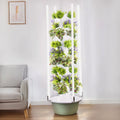 Factory Direct New Hydroponic Growing Systems Indoor NFT Vertical Tower Garden Planter with Led Grow Light