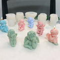 Early Riser DIY Little Angel Silicone Mold Cake Moulds Can Be Used to Make Candle Plaster Aroma Mousse Cake Tools Kitchen Toys