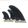 Fiberglass GFK Surfboard Fins Stabilizer Surfboard Fin Keel with Trailer MR Glass Twin + Stabiliser Tri Fin Set