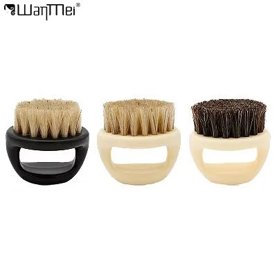Wanmei Finger Mini Brush Beard Comb Hair Salon Special European and American Styling Tools Barber Shop Clean Hair Brush