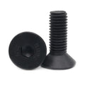 Carbon Steel Black Flat Hexagon Head Bolt Allen Socket Countersunk Head Screw Fasteners Manufacturers