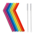 Wholesale BPA Free Reusable 25cm Silicone Drinking Straws