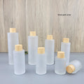 20ml 30ml 40ml 50ml 60ml 80ml 100ml 120ml Frosted Glass Bottle Foundation Cosmetic Dropper Screw Cap Essential Oil Bottle
