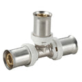 Factory Direct Sales Brass Press Pipe Fitting Brass Reducing Tee Connector Fittings for Pex-Al-Pex Pipes