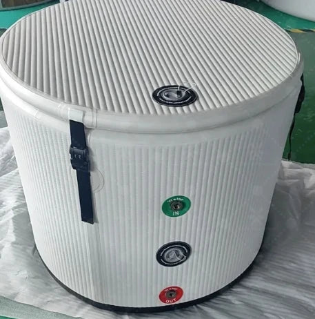 China Manufacture Recovery Ice Bath Hot Sale Custom Size Style Water Chiller Ice-Bath Inflatable Round Cold Plunge