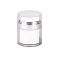 White 50g Plastic Vacuum Jar Cream Lotion Plastic Jars Refillable Can Design for Convenient Use Beautifully Designed
