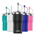 16oz Coffee Mug Matte Insulated Cup Stainless Steel Vacuum Tumbler With Custom Logo