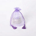 Hot Sale 25*30cm Sheer Organza Envelope Bag with Ribbon Velvet Pouch and Gauze Fabric for Gift Screen Printed Surface