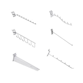 Hot Models Factory Direct Metal Rack Accessories Display Double-sided Hooks Crossbar Hooks for Supermarket