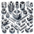 OEM Custom Precision CNC Turning Milling Machining Service for Brass Aluminum & Stainless Steel Metal Parts Fabrication