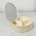 Makeup Mirror with Storage Desktop Table Makeup Mirror Storage Box Mirror for Bathroom and Bedroom