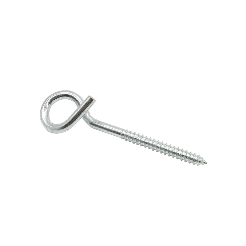 O Shape Pigtaill Tapping Screw Eye Bolt Stainless Steel Zinc Finish