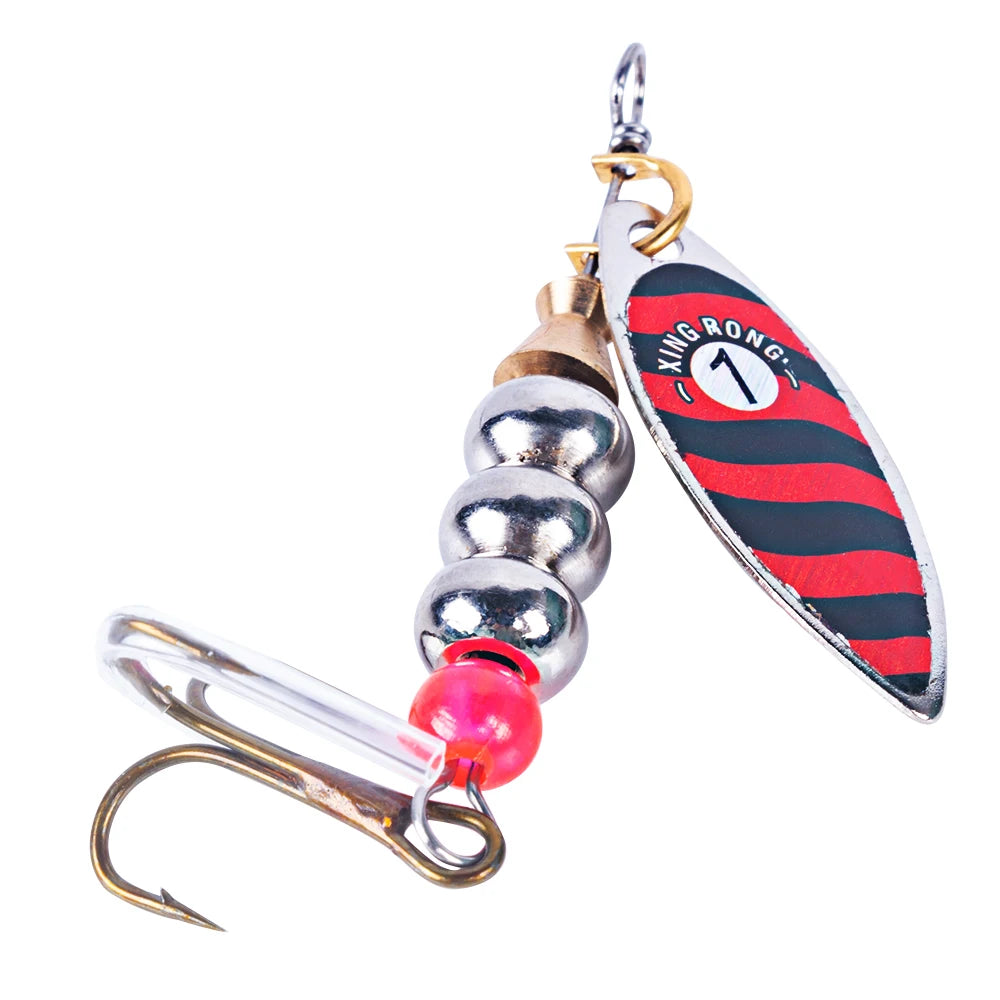 Wholesale SP152 6.5cm 7.5g Artificial Metal Spinner Baits Spoon Fishing Lures