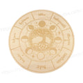 Tailai 8IN Wooden Divination Board Wheel of the Year Wood Sign for Witchcraft Altar Supplies Kit Beginner Witchcraft Supply