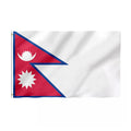 Promotional Custom Nepal National Flag 3x5ft Polyester Outdoor Banner with Custom Logo-Eco-Friendly & Durable