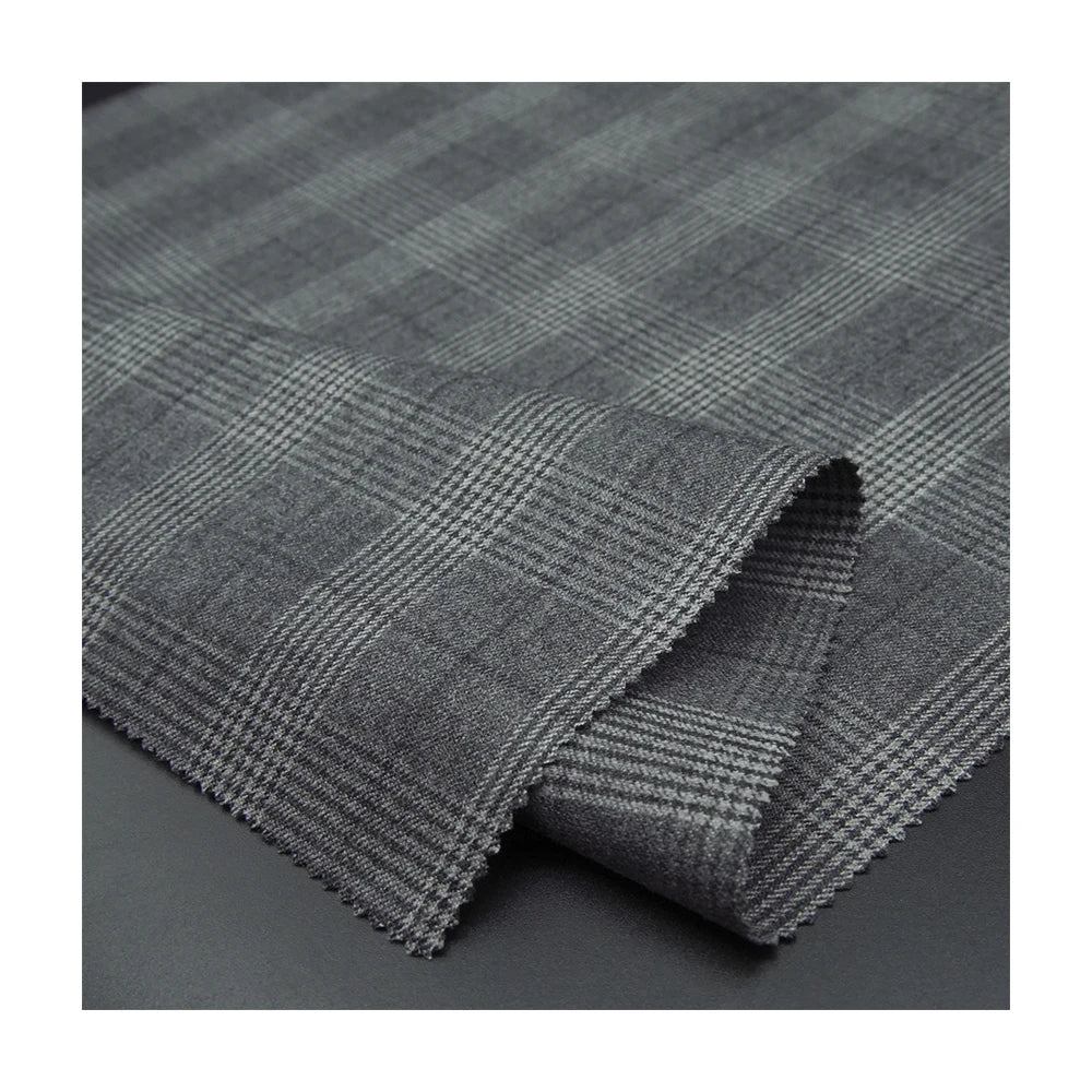 Classic 2025 STOCK Worsted Merino 100% Organic Super 130's Yarn Dyed Luxury Suiting Fabric Men's Plaid Suits & Jackets