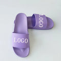 Wholesale Purple Men Women Custom Logo Sliders Footwear Best Price Designer Brand Comfortable Sandals Personalized Slipper 2024