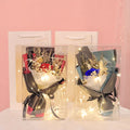 R291 Girls' Acrylic Flower Gift Box for Valentine's Day Preserved Rose and Eternal Roses Bouquet Novelty Gifts