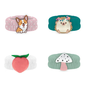 New Design Cute Cartoon Beauty Spa Headband Makeup Headband with Wristband Set for Washing Face