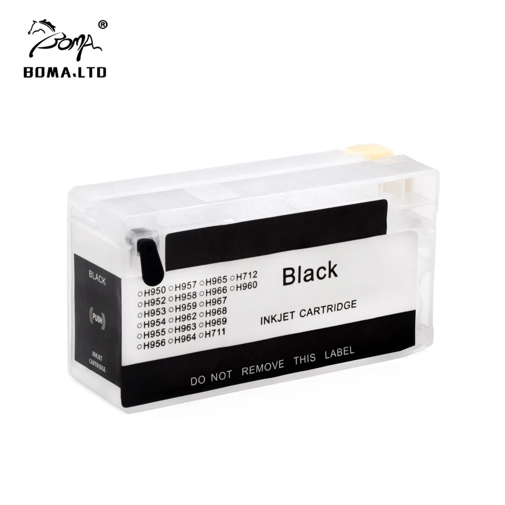 Long Refillable Ink Cartridge Without Chip for HP950 951 952 953 954 955 711 952 953 954 955 962 963 964 965 Series Printers