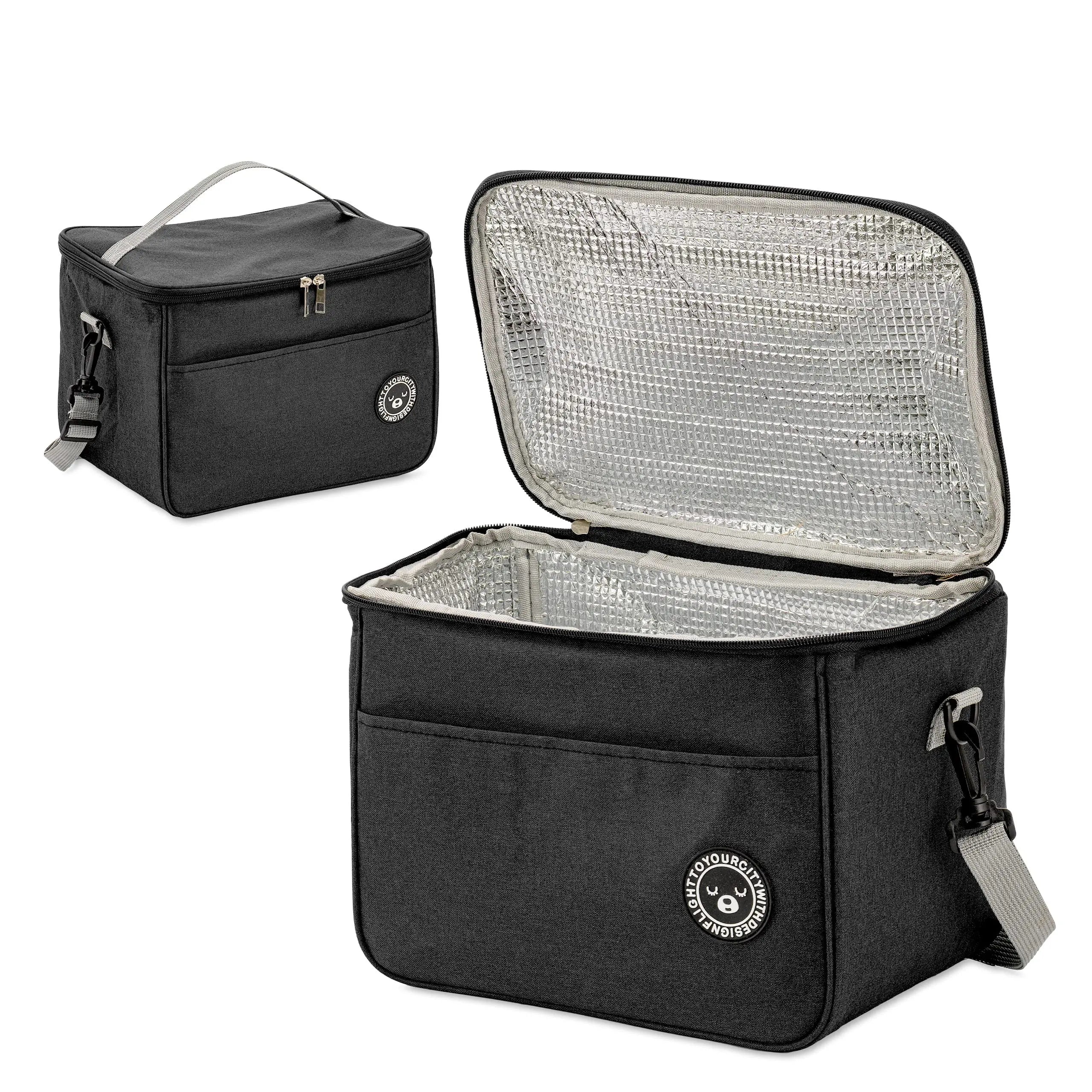 Luxury Reusable Thermal Insulated Non Woven Cooler Bag Solar Panel 15L Large Capacity Eco-Friendly Foldable Recyclable