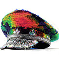 Novelty Bridal Hat Bachelorette Parties Bride Weddings Rhinestone festival sequin party hats cosplay costume Captain Hat