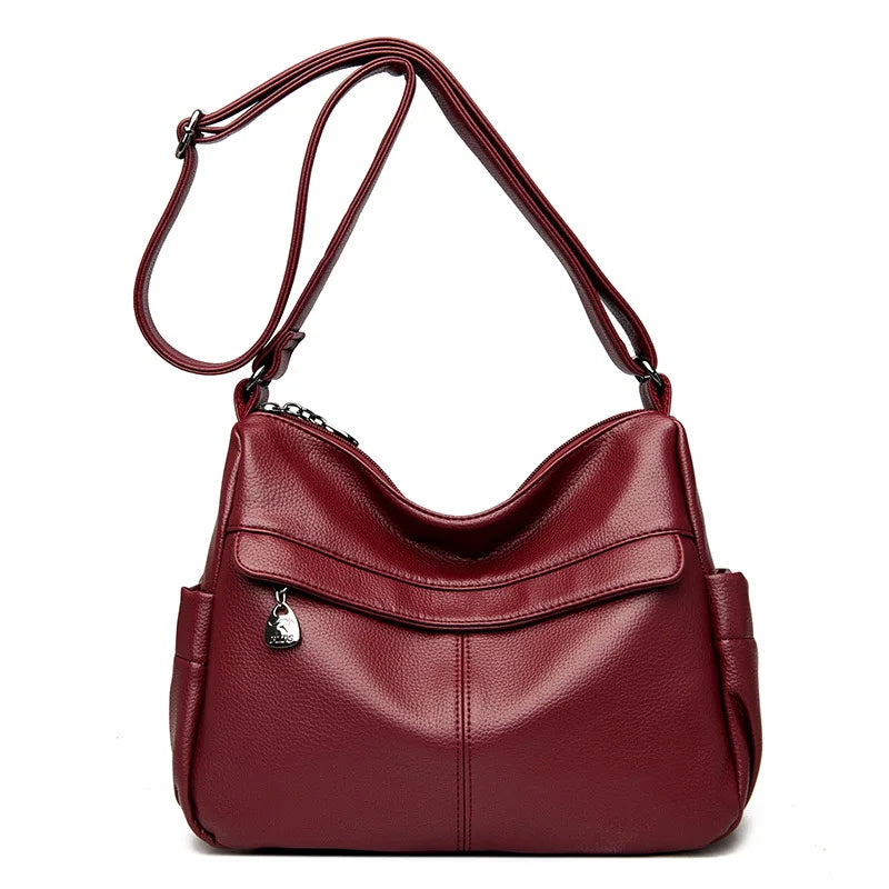 Luxury Designer Handbag Women's Pu Leather Crossbody Single Shoulder Messenger Bag for Women Square Bags Ladies