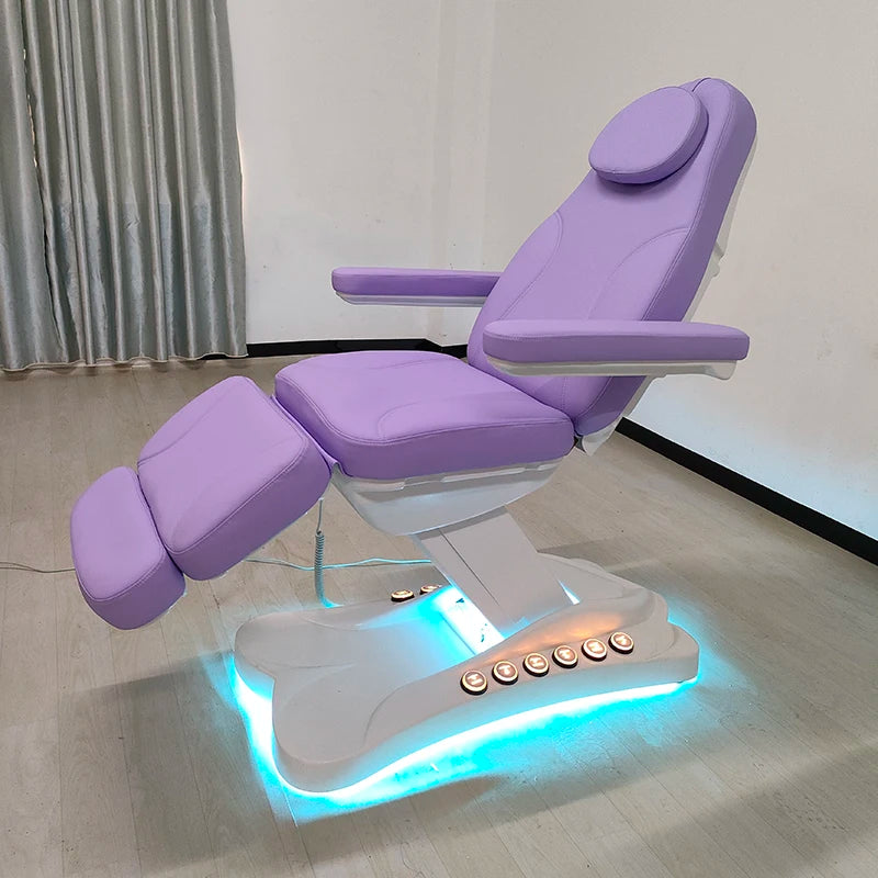 High Quality Beauty Salon Furniture Foot Control Massage Table 3 Motor Electric Adjustable Facial Spa Salon Bed