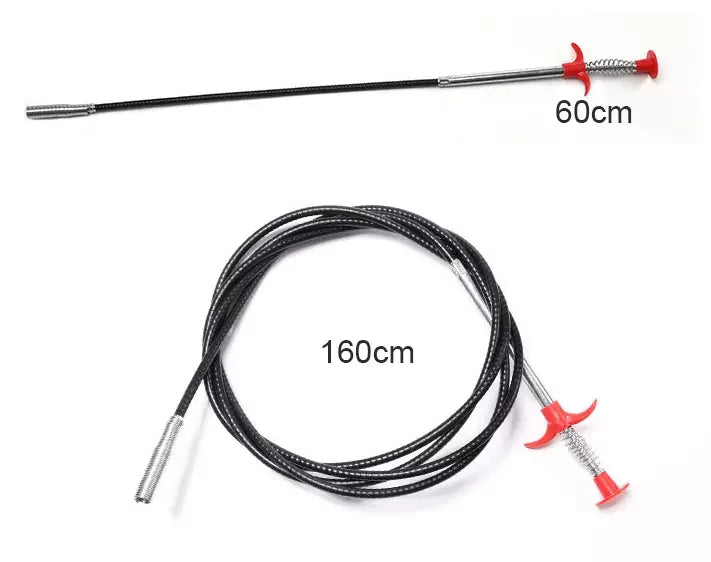 High-Grade Disposable Spiral Spring Pipe Dredging Tools Household Kitchen Clog Remover and Drain Cleaner Stick