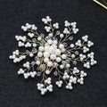Genya Handmade Crystal Pearl Hair Comb Hair Pieces Decorative Bridal Wedding JewelryAccessories for Women Wedding
