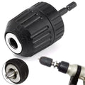 Hot Selling Durable Portable Safety Converter Quick Change Chuck Adapter 0.8-10mm Clamp Range Keyless Powered Drill Accessories