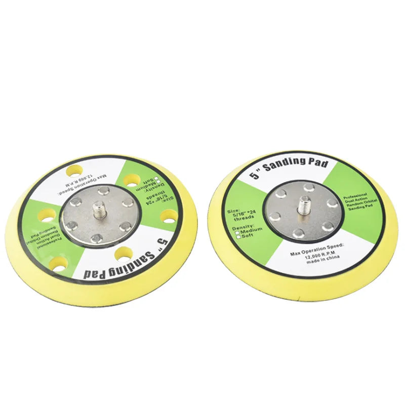 5in Industrial High Quality Polishing Pads Tools Round Backed Sandpaper Polishing Pad Sanding Disc Pads