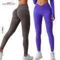2024 Hot Products Women V Shape Waist  Yoga Pants Activewear Fitness Sports Gym Training Seamless Scrunch Leggings