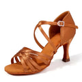 Women's Professional Latin Ballroom Salsa Dance Shoes with 5/7cm Heel Soft Ballet Style Factory Wholesale for Girls