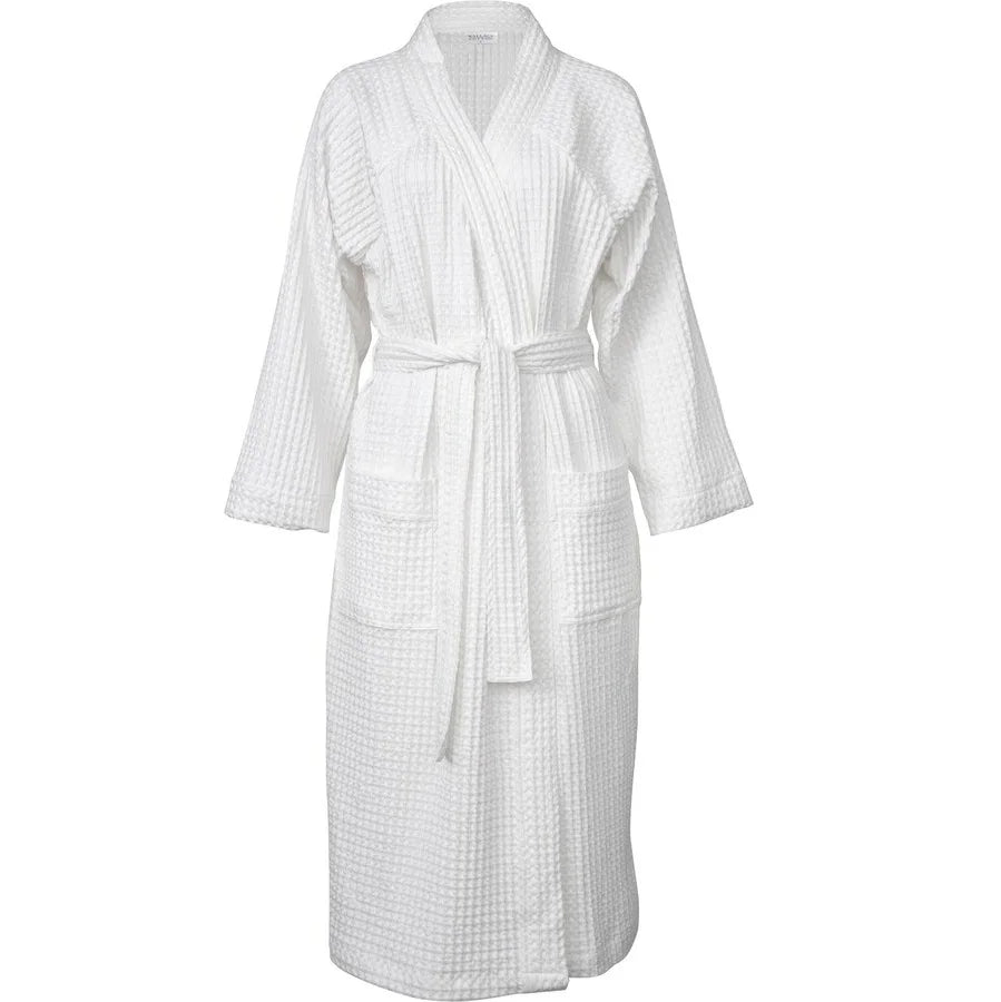 Customized Waffle Dressing Gown Luxury Personalized Quality Hotel Long Bathrobe