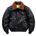 OEM ODM Winter 100%Nylon Thick Warm Bulk Lapel Motorcycle Jacket Coach Jacket Men Flight Jacket